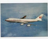 Japan Air Lines B-747 The Garden Jet Postcard JAL - £9.39 GBP