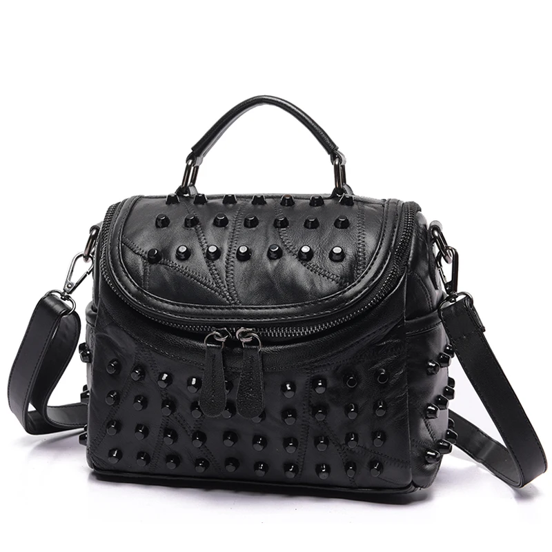 Luxury Women Genuine Leather Bag Sheepskin Messenger Bags Handbags Famous Brands - £25.66 GBP