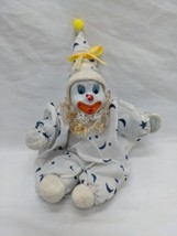 Clown In Moon Star Pajama Outfit 7&quot; Figurine - £13.49 GBP