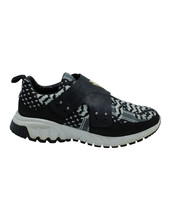 Neil Barrett Nubuck And Leather-Trimmed Printed Sneakers In Neoprene Me Size 42 - £116.25 GBP