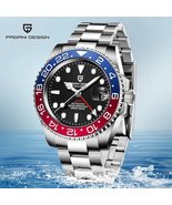 40mm PAGANI DESIGN 2020 Luxury Men Mechanical Wristwatch Stainless Steel GMT Sap - £133.88 GBP