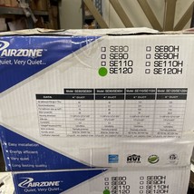 Airzone Fans Se120 Premium Efficiency Fan W Ultra Quiet AC Motor 120 CFM... - $117.94