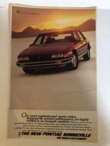 1987 Pontiac Bonneville Car Vintage Print Ad Advertisement pa21 - £6.22 GBP