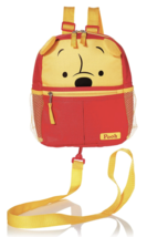 Disney Winnie The Pooh Yellow Harness Back Pack Adjustable Straps Zipper... - $24.74