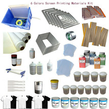 Multifunctional and convenient 6 Colors Screen Printing Materials Kit - £556.22 GBP