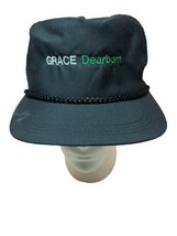 Vintage Grace Dearborn advertising baseball Rope Strapback cap snap back... - £11.17 GBP