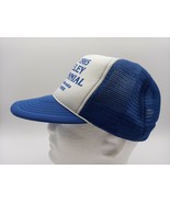 1855-1985 Crown Greeley Centennial Nebraska Blue Trucker Hat Cap Mesh Sn... - £9.71 GBP