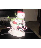 Musical Motion Hallmark Sooshin&#39; Duo Sking Snowman With Penguin Mint Tag... - €30,29 EUR