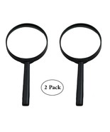 2-Pack Magnifying Glass 4X 3&quot; Lens – 6&quot; Handheld Magnifier for Reading &amp;... - $11.75