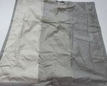 2 Donna Karan City Block Pewter Euro Shams $280 - $101.71