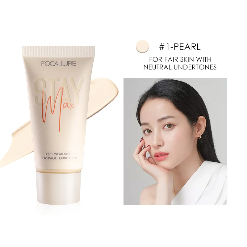 FOCALLURE  2 Pcs Makeup Set Pore-Blurring Primer and Matte Foundation Base Cosme - $33.36