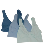 Rhonda Shear Ahh 3‑Pack Original Wire-Free Bra S (S/CH/P) Sky Blue, Teal... - $21.77