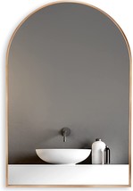 Arched Wall Mounted Mirror, Wall Decor, With Metal Frame, For, 24&quot; X 36&quot;. - $129.97