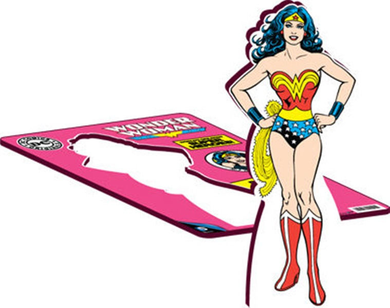 Wonder Woman Comic Art Image 10.75" Desktop Standee, NEW UNUSED SEALED - $5.94