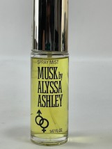 Musk by Alyssa Ashley Spray Mist 1.67 0z 50 ml without box - £11.14 GBP