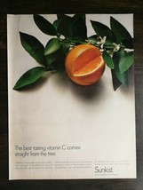 Vintage 1967 Sunkist Oranges Full Page Original Ad 721 - £5.39 GBP