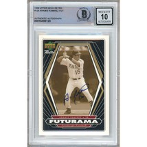 Aramis Ramirez Pittsburgh Pirates Signed 1998 Upper Deck Futurama BGS Auto 10 - £103.90 GBP