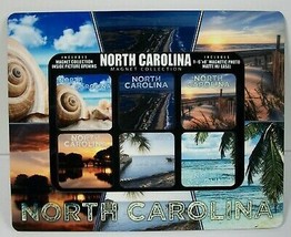 North Carolina Magnetic Picture Frame (6 X 8) with 6 Fridge Magnets - £25.23 GBP