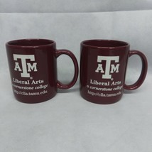 Texas A&amp;M Liberal Arts Coffee Mugs 2 Ceramic - £20.05 GBP