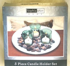 Sophia Elan Home 5 Piece Candle Holder Set - $313.52 MXN