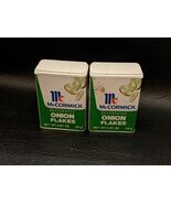 Lot of 2 Vintage McCormick Onion Flakes Spice Tin Litho Graphic No Dents... - $283.27 MXN Lot of 2 Vintage McCormick Onion Flakes Spice Tin Litho Graphic No Dents... - $283.27 MXN