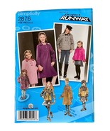 Project Runway Sewing Pattern 2876 Childs Coat Jacket Hat Size HH 3 4 5 ... - $9.71 CAD