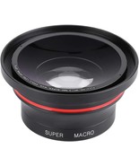 55Mm Wide Angle Lens,37Mm Fisheye Lens Camcorder,Universal Wide Angle Le... - $89.09 CAD