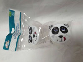 New White Cat Panda Angel of Mine 2 pk Snack Containers 1 spoon  - $5.49
