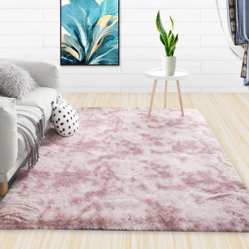 Thick Carpet for Living Room Plush Rug Children Bed Room Fluffy Floor Ca... - £16.35 GBP