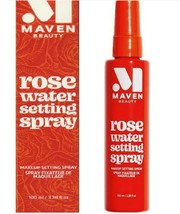 Maven Beauty Rose Water Face Setting Spray  NIB Full Size 3.38 fl oz New - £10.73 GBP