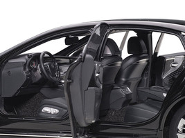 Lexus LS 500h Black w Black Interior 1/18 Model Car Autoart - $282.28