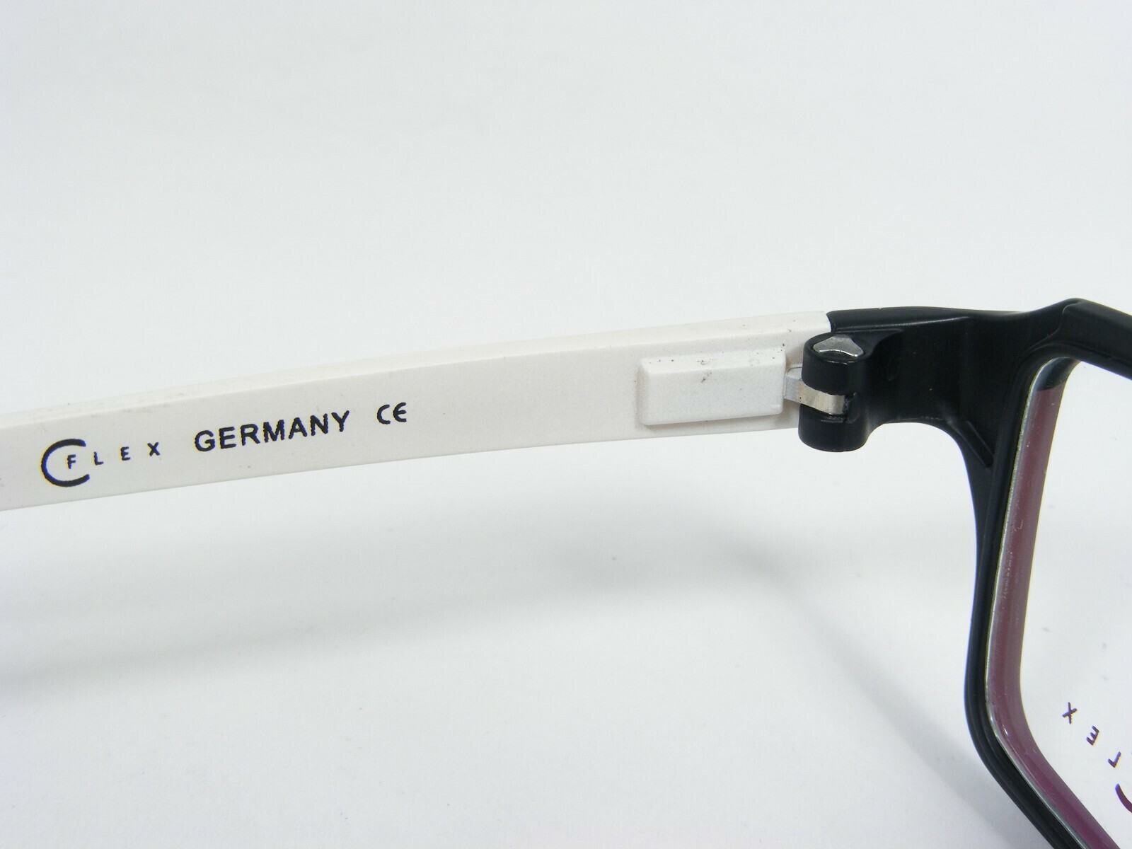 Flex Mod 0025 003 Noir Mat/Blanc Lunettes Monture 55-18-140mm Allemagne Item image 9