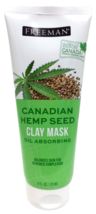 Lot 3 Freeman CANADIAN HEMP SEED Oil Absorbing Clay Mask Face Balances S... - $24.74