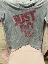 Womens Nike Just Do It Shirt Size L - £11.86 GBP