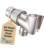 Brushed Nickel-Finished All-Metal Shower Head Holder For Handheld Shower... - $771.57 MXN