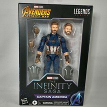 Hasbro Marvel Legends 6&quot; The Infinity Saga Captain America Action Figure Nib - £19.15 GBP