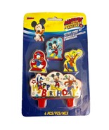 Mickey and the Roadster On The Go Molded Cake Topper Candle Party Suppli... - €5,10 EUR