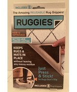 Ruggies Reusable Set of 8 Rug Mat Grippers/Pads Press Sticks  Washable B... - €10,84 EUR
