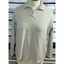 Eddie Bauer Gray Pullover Sweater Womens Size XL Long Sleeve Tee 1/4 Zip - £11.97 GBP