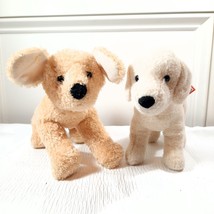 Douglas Cuddle Toy SET 2 Golden Retriever Yellow Labrador lab Plush dog puppy - £17.31 GBP
