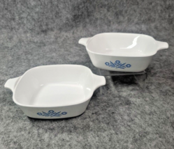 Corning Ware Blue Cornflower Petite Pans P-41 Set of 2 No Lid Vintage USA - $12.86