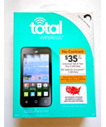 New Alcatel Onetouch Pixie Eclipse Total Wireless Black Cell Phone