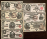 Primary image for Reproduction Full Set 1890 US Treasury Notes $1-$1000 See Description