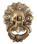 Hand Made Designer Antique Brass Door Knocker Ornate Details for an Eleg... - £38.75 GBP