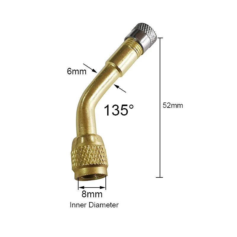 1 Pcs 45/90/135 Degree Angle ss Air Tyre Valve Stem with Extension Adapter for C - £39.96 GBP