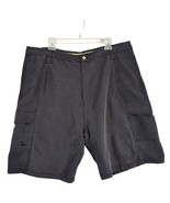 Joe Marlin Original Outfitters Men&#39;s 40 Black Cargo Shorts, Beachy Rayon... - $33.95 CAD