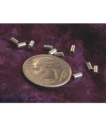 2mm x 3mm Sterling Silver Crimp Tubes (10) Made in USA - £2.77 GBP