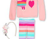 NWT The Childrens Place Puppy Sweater Leggings Headband Valentine Outfit... - $12.99