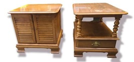 Vintage Ethan Allen Heirloom Colonial Accent End Tables (2) FREE SHIPPING! - £742.76 GBP