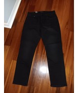 LUCKY BRAND MEN&#39;S 412 ATHLETIC SLIM BLACK DENIM JEANS 2WAY STRETCH 32X32... - $40.58 CAD